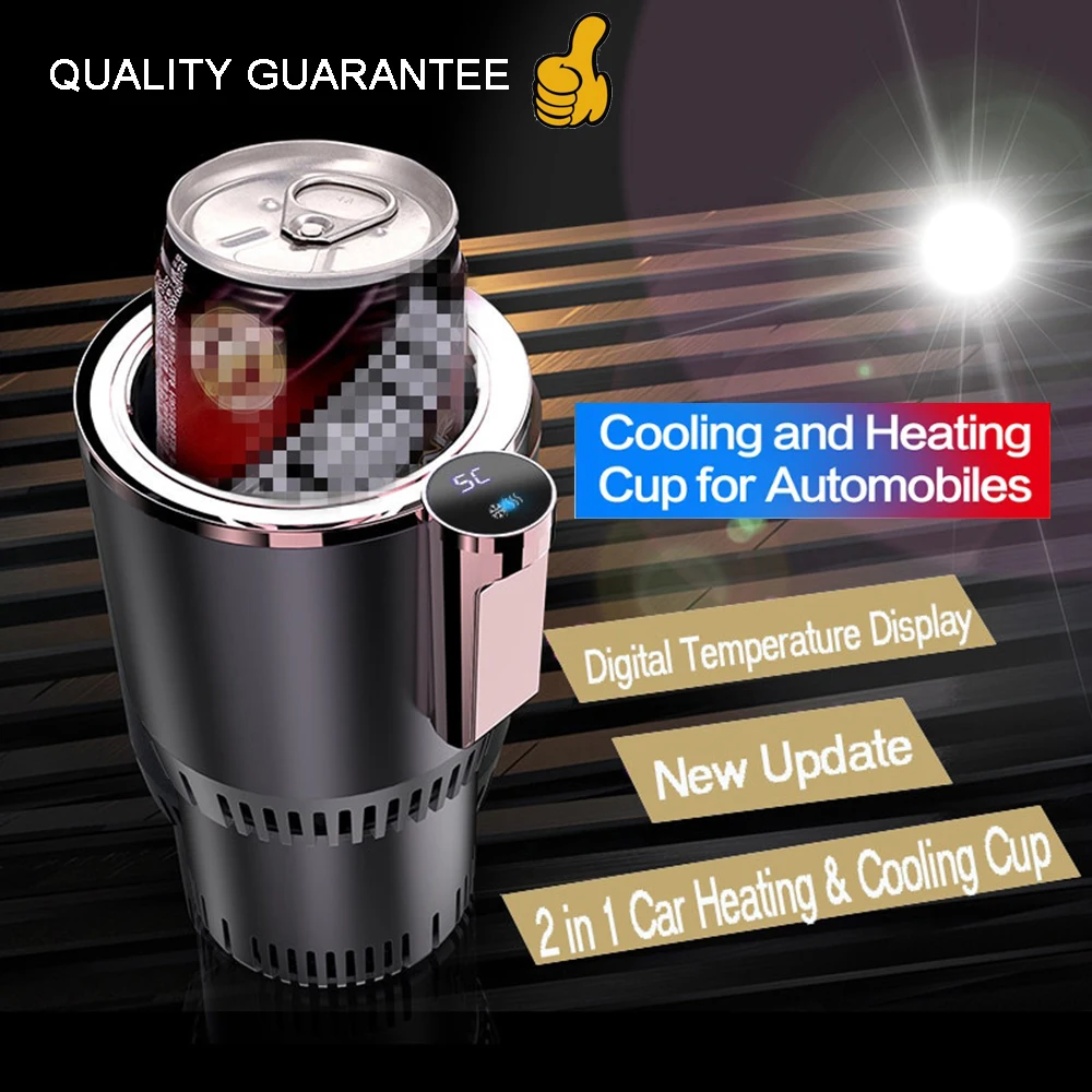 Details about   2-in-1 DC 12V Car Heating Cooling Cup Car Office Cup Warmer Cooler Smart Car Cup 