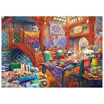 

Sewing 5D Diy Diamond Painting Quilt Shop Art Diamond Embroidery Full Needlework Rhinestone Mosaic Wall Stickers Decor Gift