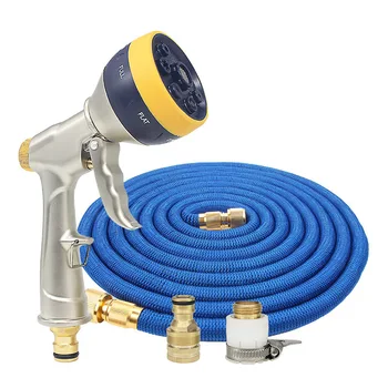 

F310 Expandable Garden Hose Magic Flexible Water Hose Full Set Garden Watering Spray Gun To Watering Car Wash