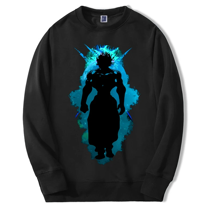 

Hanma Baki Winter Men's Fleece Print Hoodie Fleece Hanma Baki Crew Neck Sweatshirts Pullovers Hanma Baki Unisex Oversized Hoodie