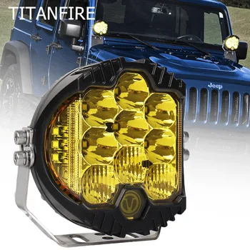 

ZK30 2pcs 5 Inch 50W LED Work Light 12V 24V 5000LM Car Light Pods Spot Flood Combo Fog Lamp Cree LED Offroad 4WD Driving Car