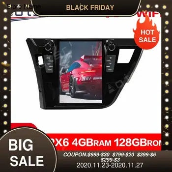 

128GB Tesla Vertical Screen For Toyota Corolla 2014 2015 2016 Android 10 Car Multimedia Player GPS Navigation Radio Auto Stereo