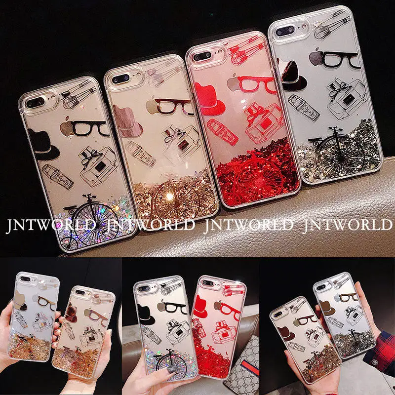 

Quicksand Glitter Shockproof Case Dynamic Liquid Bling Back Cover Phone Shell For iphone 6 6S 7 8 Plus X XS XSM