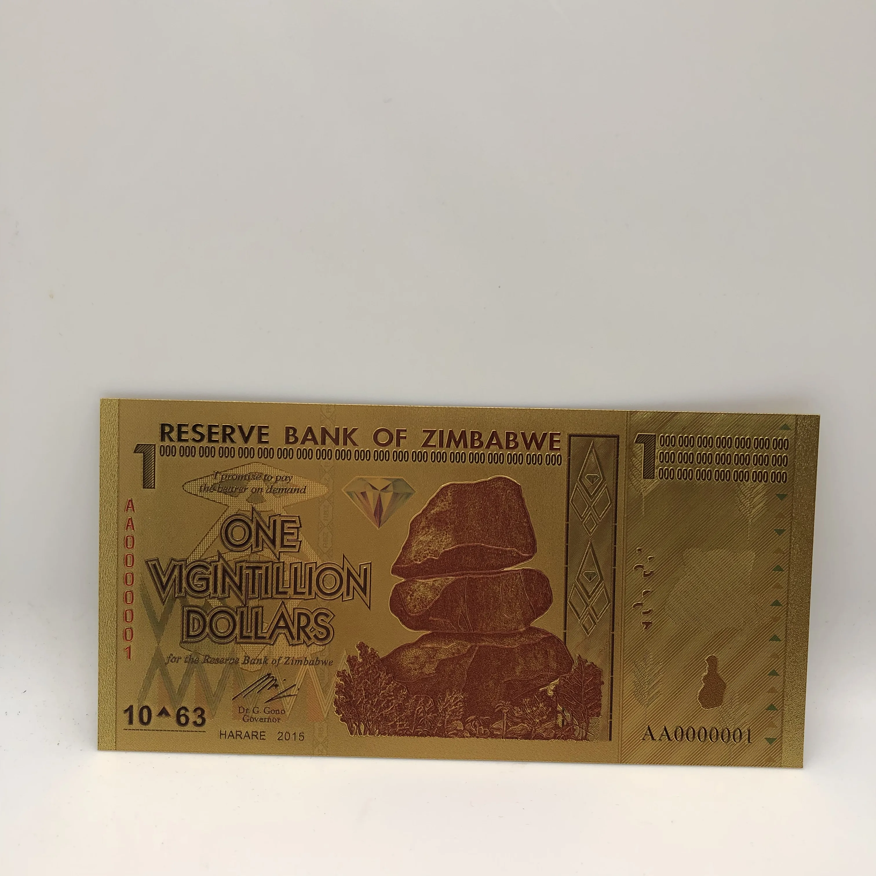1000/1200/1300 шт один вигинтилон долларов Zimbabwe вивию 24K золото Банкнота с УФ-светом и коробкой и коллекцией подарков