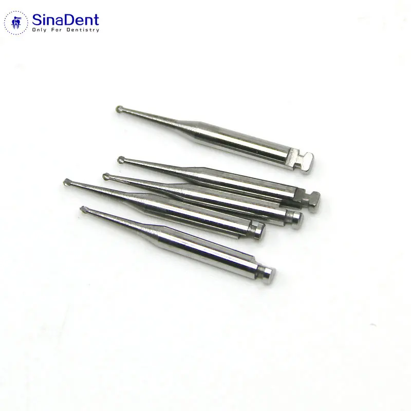 Dental RA Carbide Burs Low Speed Round Burs Drills Tungsten Steel Latch Type Shank Contra-Angle Dentistry