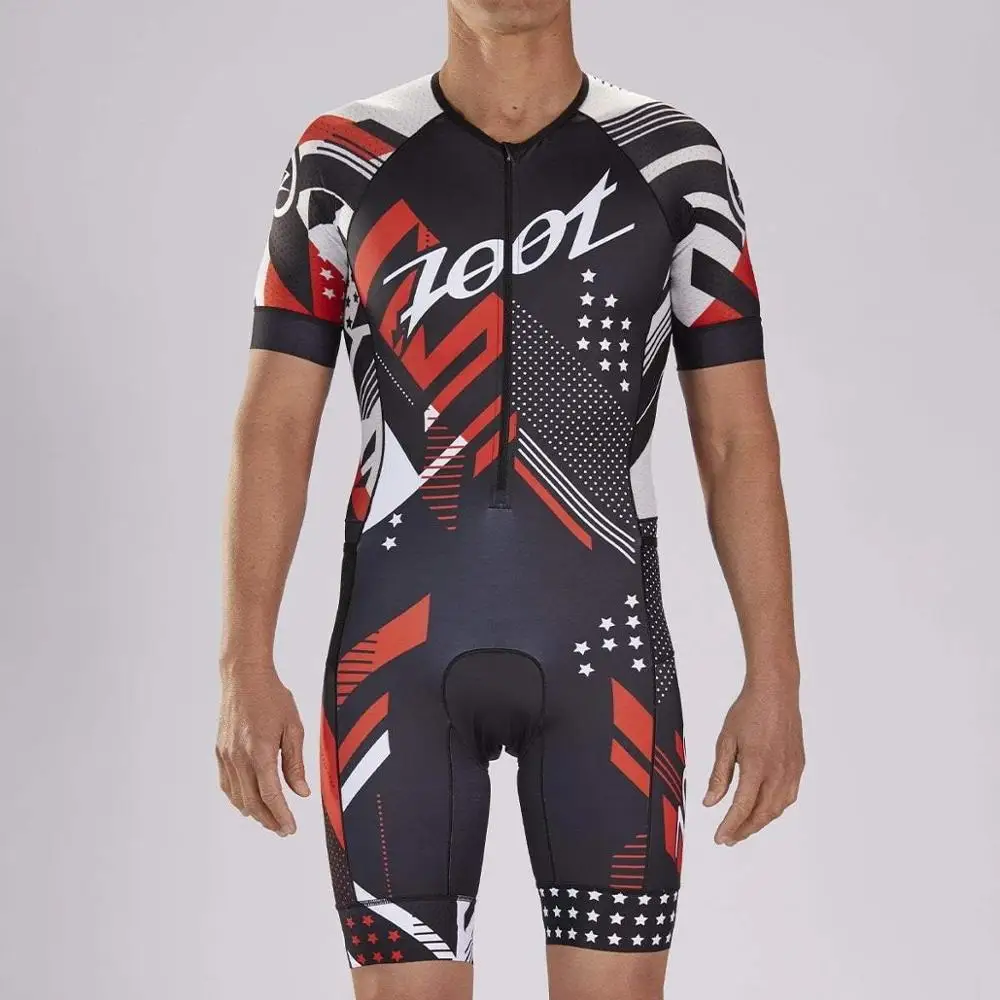 Zoot Велоспорт триатлон костюм на заказ skinsuit велосипед speedsuit велосипед три костюм бег Боди Одежда цельный комбинезон roupa ciclismo - Цвет: sponge pad