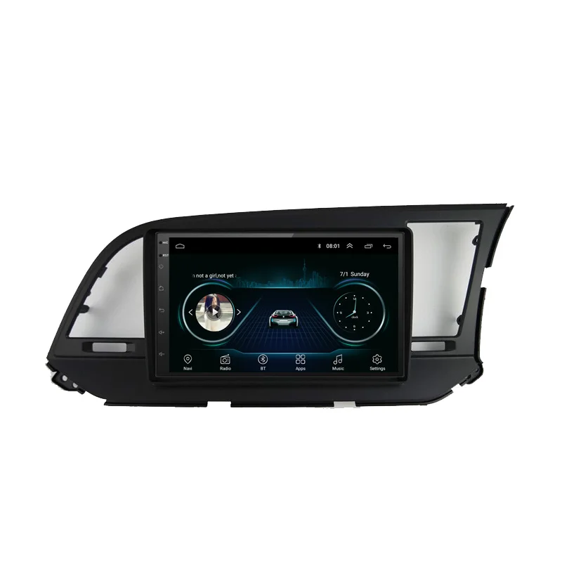 NAVITOPIA 9 дюйм Радио стерео для hyundai Elantra 2016 2017 Android 8 1 автомобильный DVD мультимедиа gps