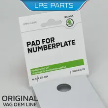 Оригинальный аксессуар VAG SKODA Антивибрационные накладки 2 шт. Под номера и рамки. На самоклеящейся основе. VAG OEM: KEA075004