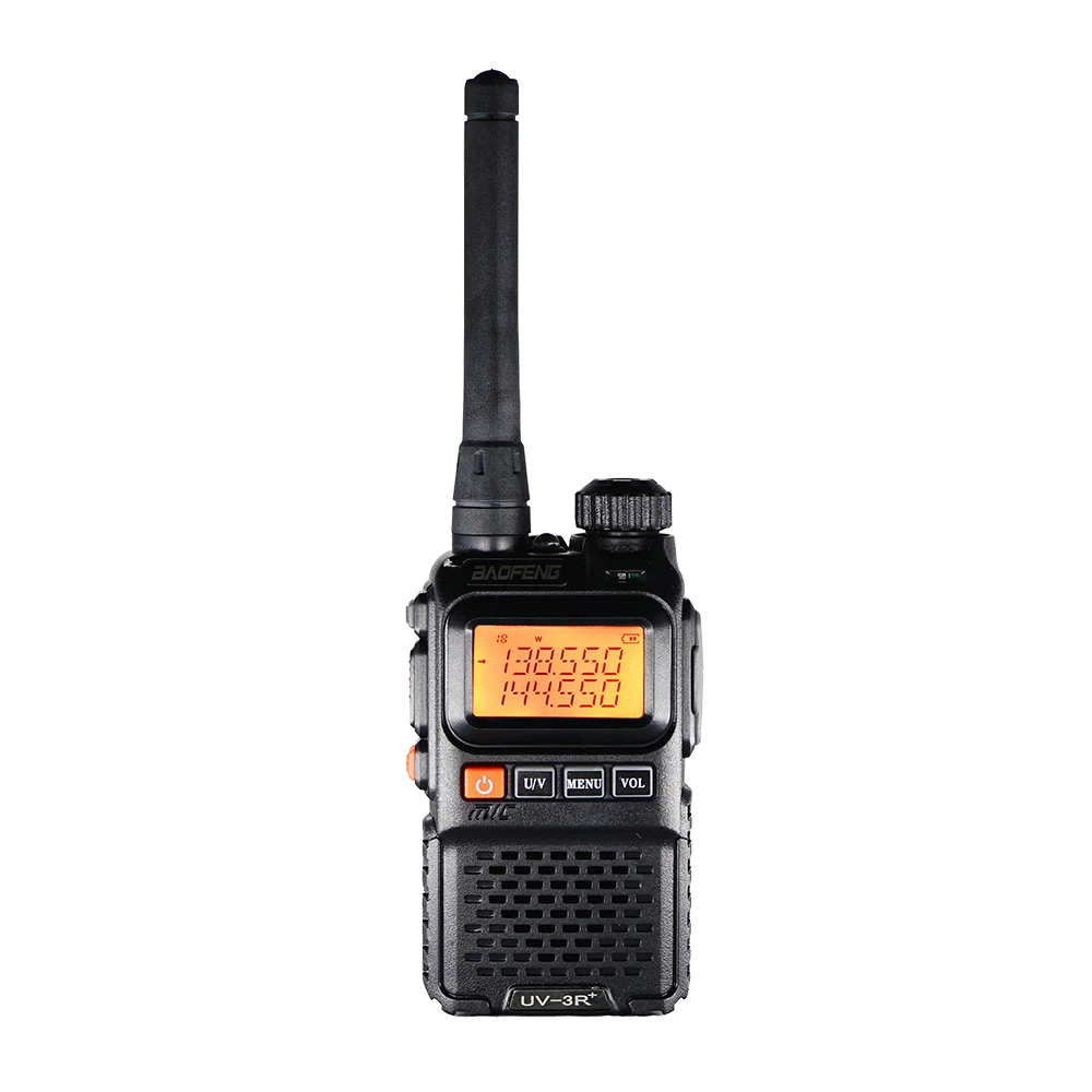 Baofeng иди и болтай Walkie Talkie “иди и UV-3R 136-174/400-470 МГц Портативный CB радио УФ 3R плюс мини Любительская рация двойного диапазона с возможностью для кемпинга на открытом воздухе - Цвет: UV-3R Plus
