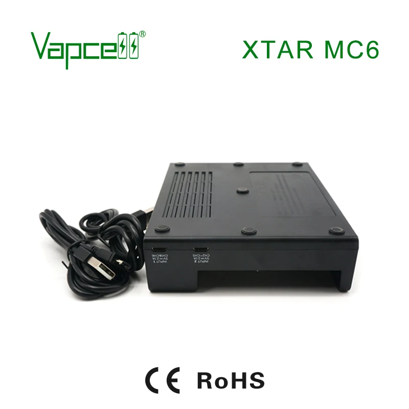 Vapcell зарядное устройство XTAR MC6