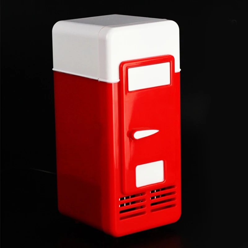 Usb мини-холодильник, холодная капля, морозильная камера, Usb мини-холодильник, маленький портативный газированный мини-холодильник для автомобиля
