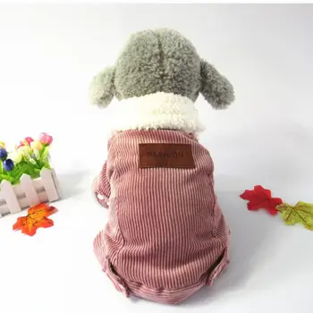 

Pet Dog Winter Clothes WarmThickening 2-legged Thickening Coat Cashmere Velvet Jacket Chihuahua Costume Puppy Clothes For Dogs
