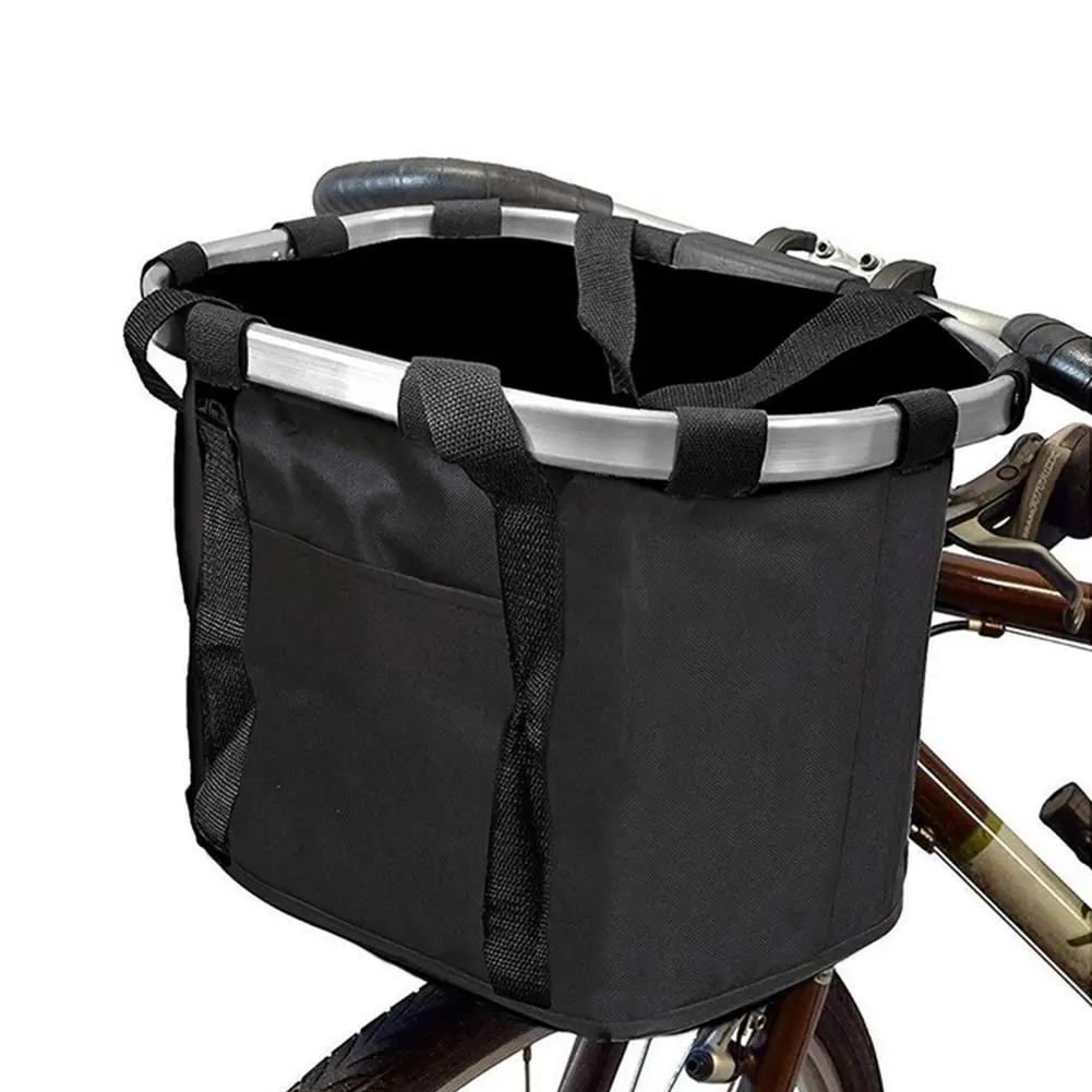 MTB Mountain Bicycle Front Basket Multi Purpose Bike Handlebar Fit For Outdoor Grocery Shopping Pet Cages Picnics | Спорт и