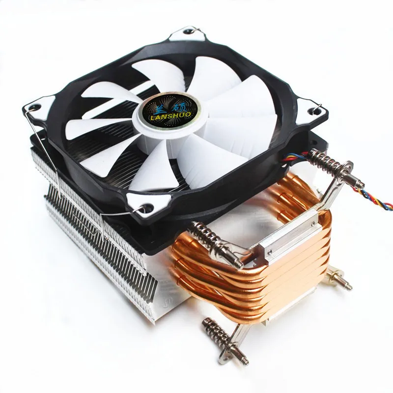 lanshuo cooler melhor orçamento cpu cooler tubulação de calor rgb led refrigeração quente