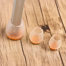 8 шт прочная прозрачная мебель колпачки на ножки стула силиконовые прокладки не Наволочки круглый низ носки для ножек стола защита для пола