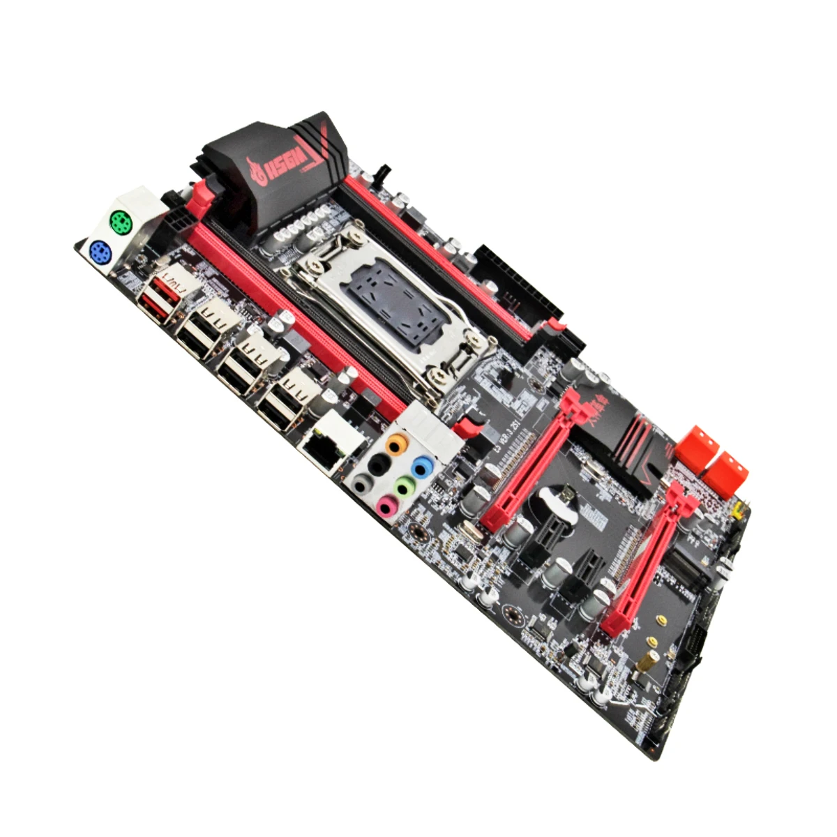 X79 материнская плата LGA2011 CPU ATX USB3 SATA3 Kit PCI E NVME M.2 SSD Поддержка DDR3 REG ECC Rams и Xeon E5 Core