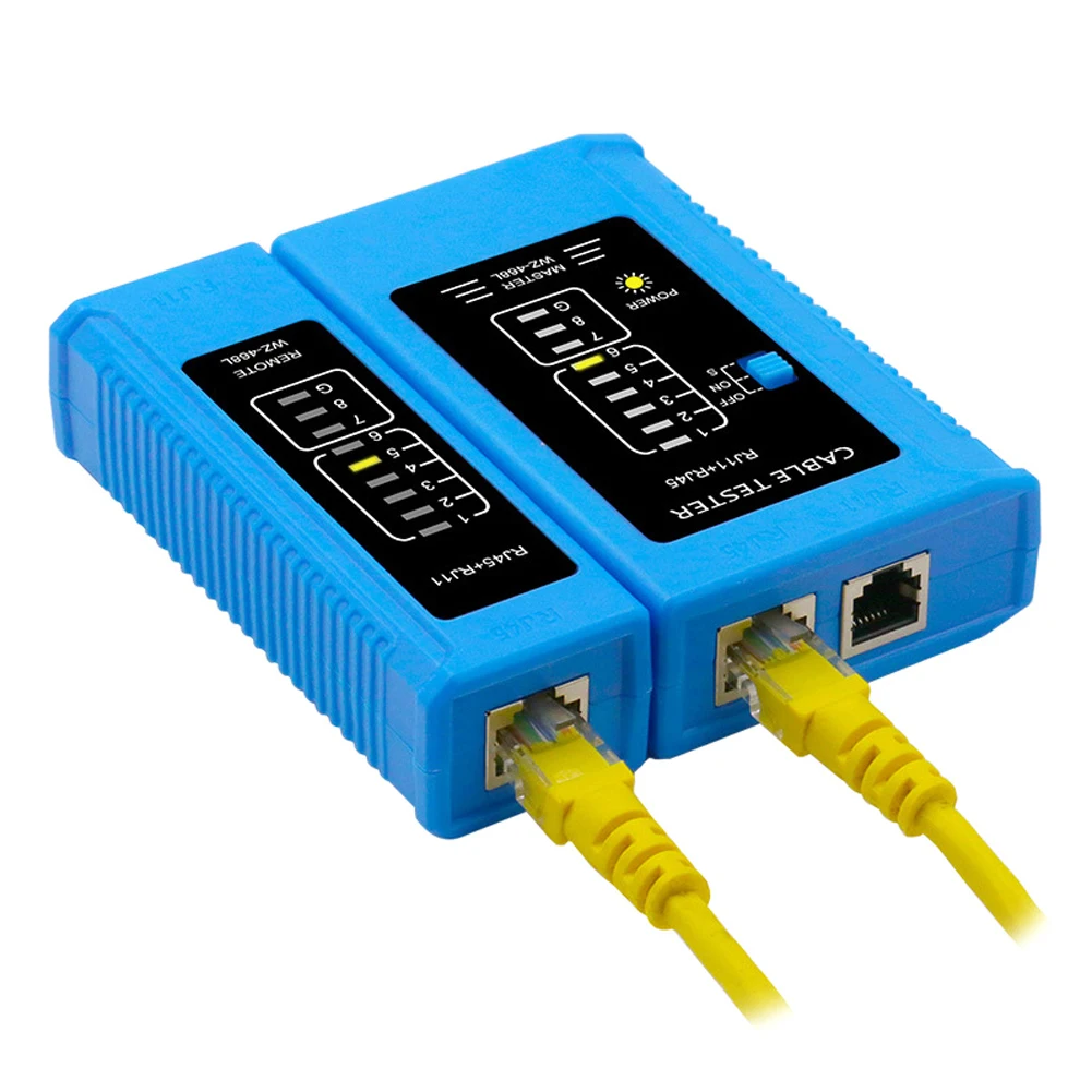 Профессиональный тестер RJ45 кабельного кабеля lan сетевого RJ11 RJ12 CAT5 CAT6 UTP LAN Сетевой