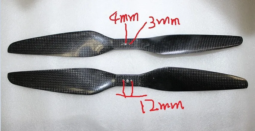 

Hot F08920 20x5.5 3K Carbon Fiber Propeller CW CCW 2055 Prop For Multicopter Quadcopter +