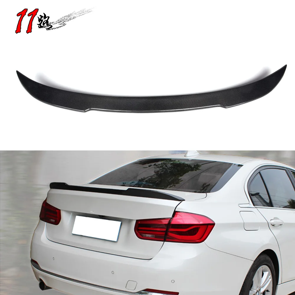 Подлинные кованые Углеродные Спойлеры подходят для 3 серии F30 и F80 M3 2012-2019 задний