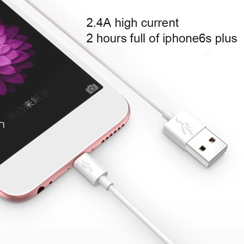 ! Кабель ACCEZZ для быстрой зарядки и передачи данных 8pin iPhone X 10 8 7 6 5 Plus iPad Mini IOS 9 11 a