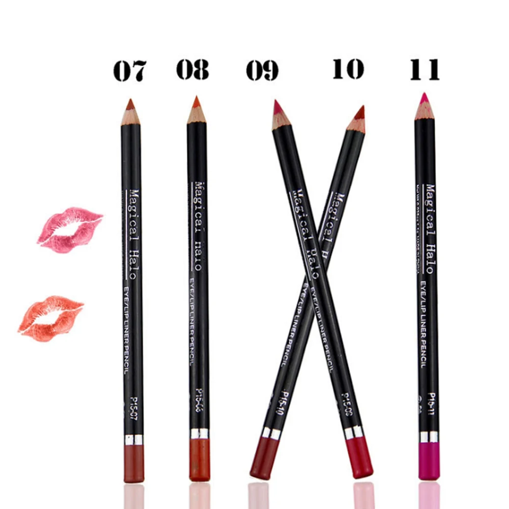 13 цветов матовые Карандаши для губ водостойкий лайнер гладкий цветной Шелковый