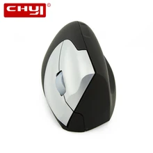 USB chyi беспроводная Вертикальная мышка 1600 dpi Регулируемый usb-приемник оптическая компьютерная мышь 2,4 ГГц эргономичная мышь для портативных ПК