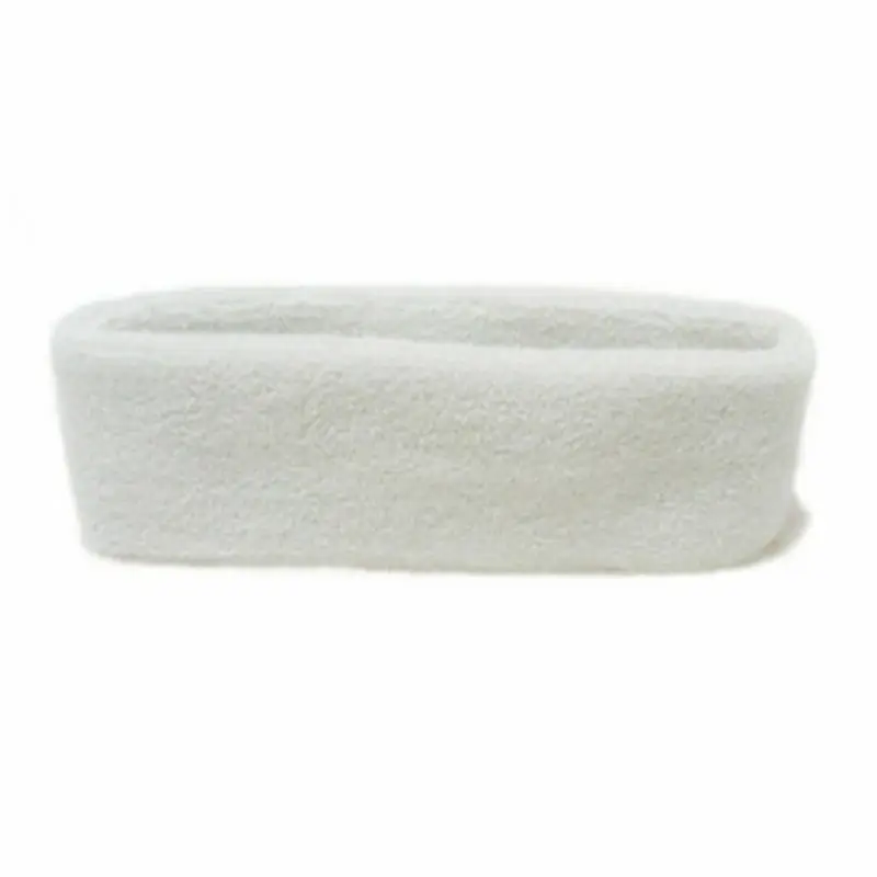 Белый Womens Men Solid Cotton Sport Sweat Sweatband Headband Yoga Gym Stretch Head Band Hair - Цвет: Белый