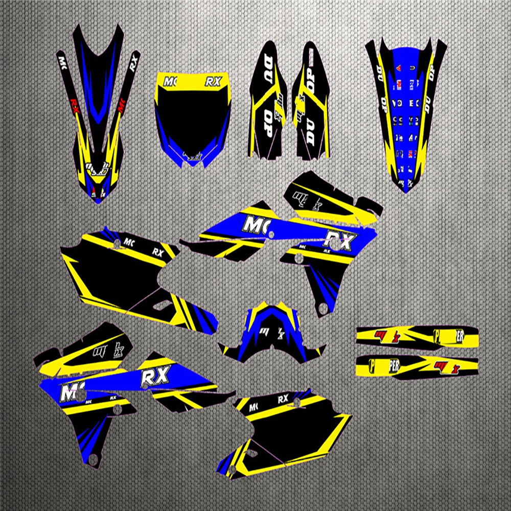 Графика и фоны Наклейка индивидуальный номер для Yamaha YZF250F YZF 250F 2014 2015 2016 2017 2018 YZF250FX