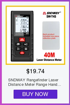 Лазер sndway дальномер 120 м наклонная перезаряжаемая Цифровая Камера Лазерный дальномер лазерный дальномер