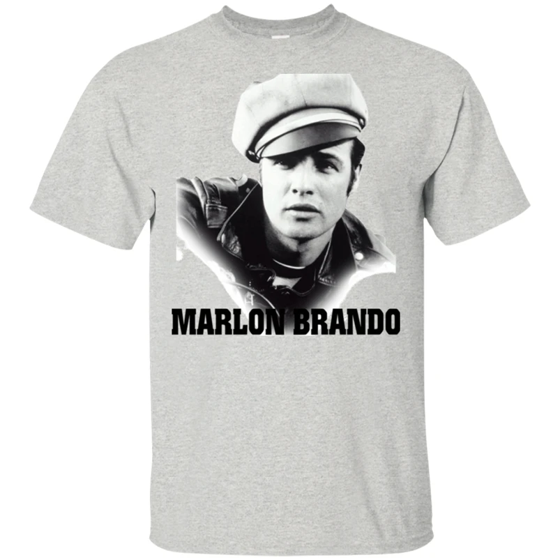 Marlon Brando Actor American T-Shirt 2019 The Godfather Film Men White S-3Xl Free Shipping Tops Tee Shirt | Мужская одежда