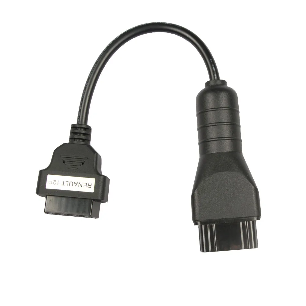 12 Pin до 16 контактов OBD2 Диагностический разъем OBD Удлинительный кабель для Renault