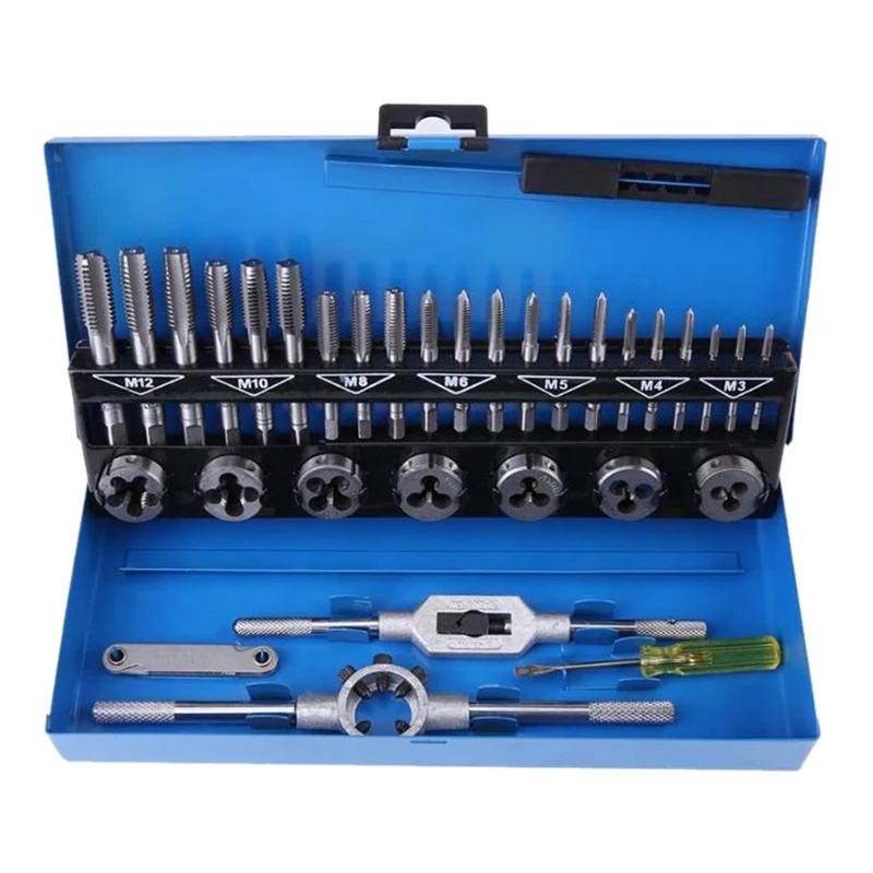 

Screw Thread Metric Plugs Taps And Die Wrench Set Used For Electric Tools For Model Processing Handmade Diy
