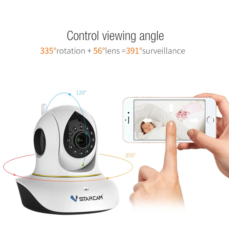 Vstarcam C38S 2.0MP FULL HD Беспроводная ip-камера 1080P инфракрасная аудиозапись 128 г TF карта Аудио удаленный домашний мониторинг Cam