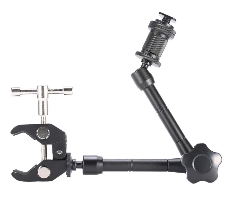 Description Picture 3 of item11 Inch Adjustable Friction Articulating Magic Arm + Super Clamp for SLR LCD Monitor LED Flash Light Studio Camera Accessories