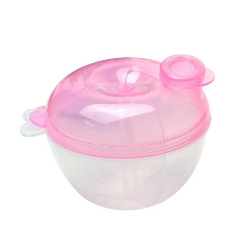 apple pink 3 Слои детское молоко порошок диспенсер для Еда контейнер Герметичная Кружка для путешествий для Еда ящик для хранения грудного молока ящик для хранения - Цвет: apple pink