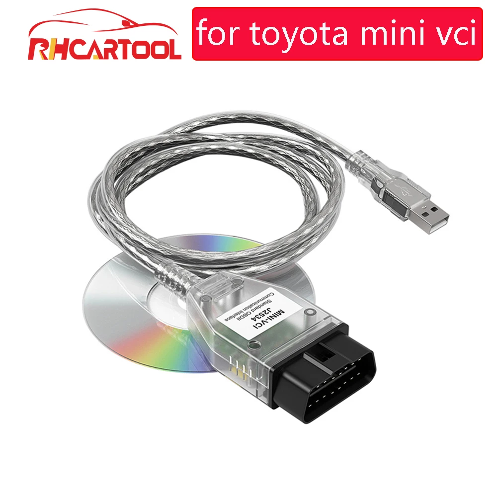 

OBD2 Diagnostic for toyoat MINI VCI j2534 For Toyota TIS Techstream V13.00.022 Single Cable OBD2 Diagnostic Tool