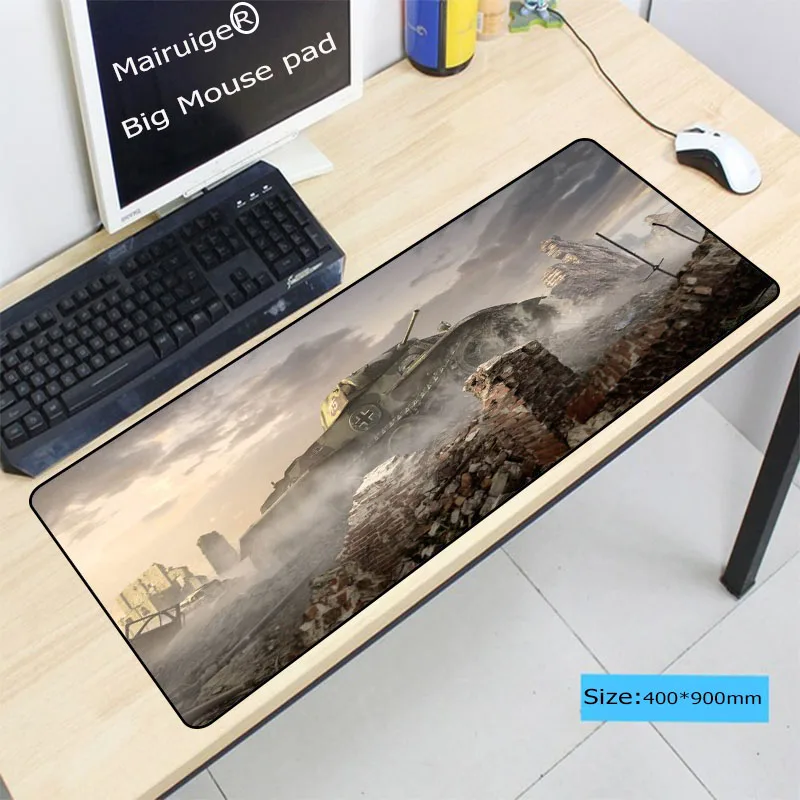  World of tanks 900x400x3mm pad mouse notbook computer Gaming mousepad gamer to keyboard mouse mats 