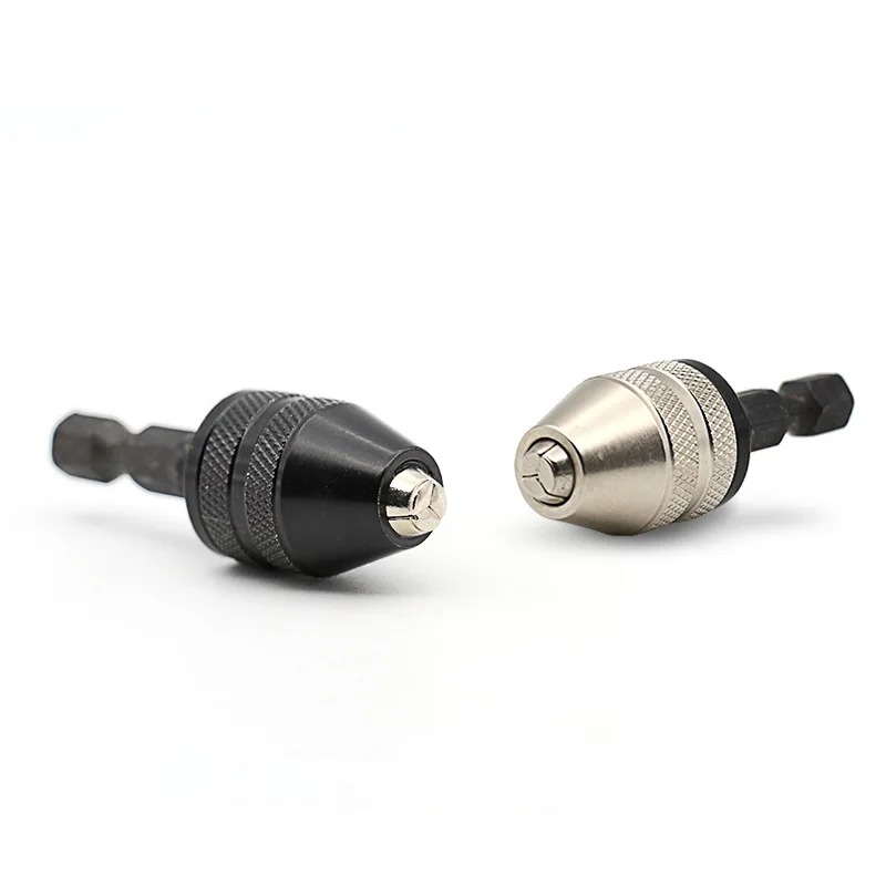

0.3-3. 6mm Electric Grinding Quick-Change Hexagonal Shank Chuck 1/4 Six Angle Rod Backward-Push Chuck