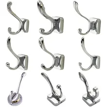Stainless steel personality hook wall hanging hook bathroom stainless steel coat hook kitchen hardware anti-rust hook hanger
