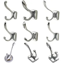 Stainless steel personality hook wall hanging hook bathroom stainless steel coat hook kitchen hardware anti-rust hook hanger
