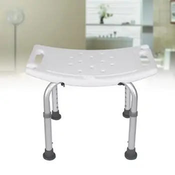 

Rectangular Shower Chair Foot Stool Bath Aid Seat Without Back Shower Seat taburete Adjustable Height Plastic Stool Bathroom
