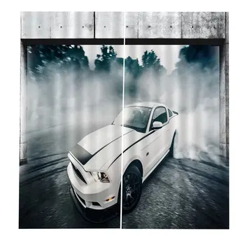 

3D Curtain UV-proof Bedroom Living room Curtains Washable Shield BJQ-1472 (1) Perfect Screening Home room Decorations