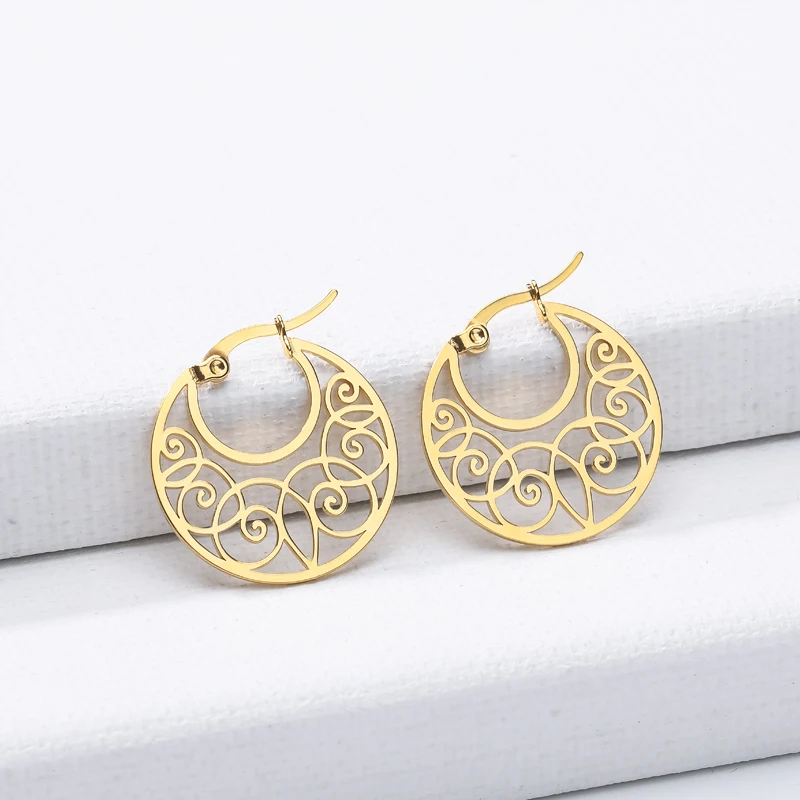 

2019 New Personalized Irregular Hollow Geometric Women Earrings Fashion Jewelry Trendy Shipping Party Earrings Gifts For Women