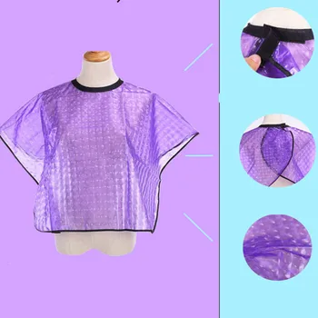 

1Pc Purple 2020 New Hot Salon Haircut Hairdressing Hot Dye Hair Salon Barber Shop Waterproof anti-adhesive anti-static Cloth