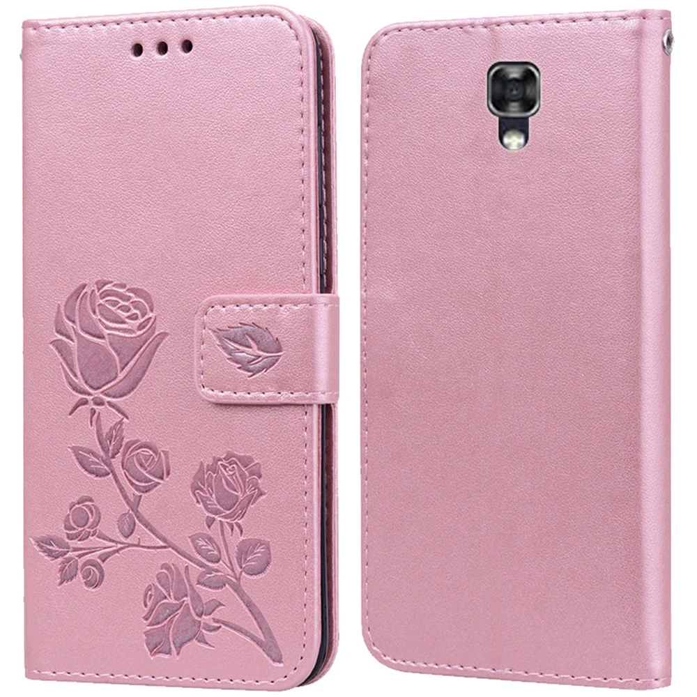 Роскошный кожаный чехол-книжка с откидной крышкой для LG X Screen / View K500N K500DS