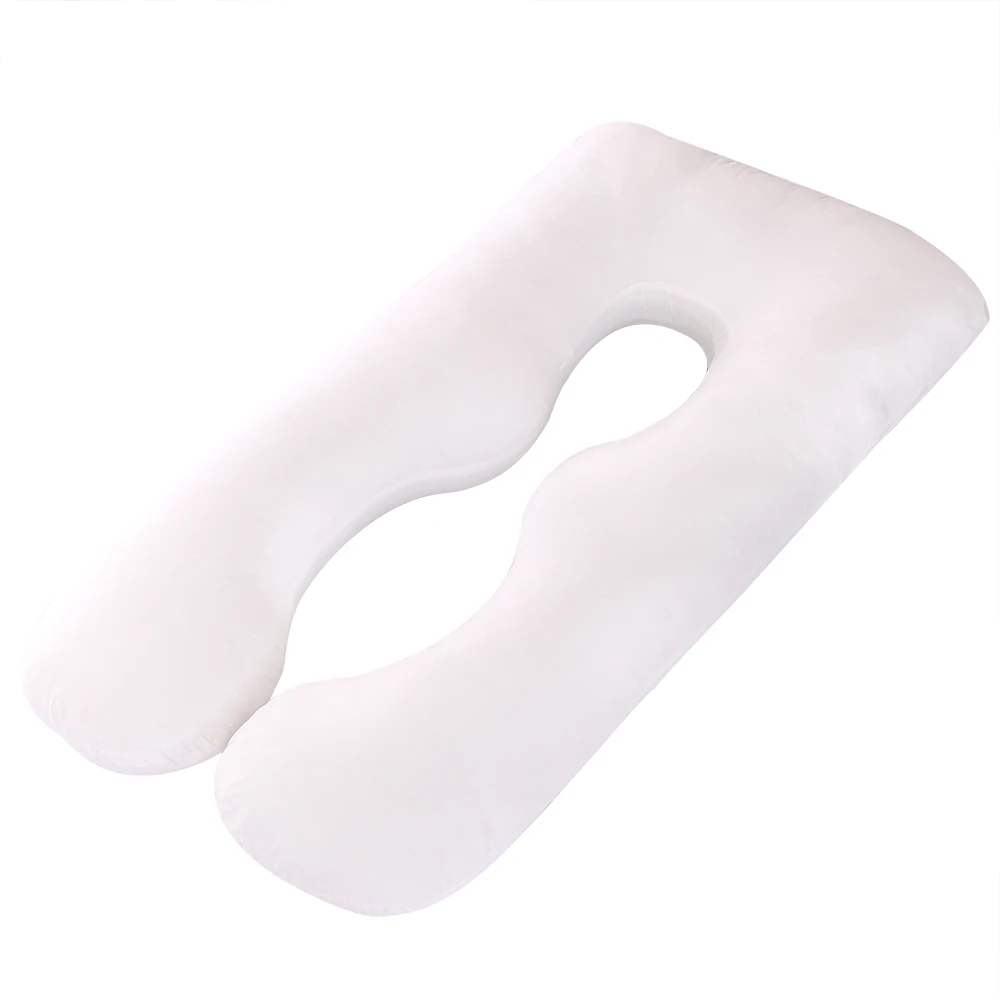 cotton white Прямая поставка Мягкая Подушка для беременных Gravida u-образная поясничная Подушка многофункциональная боковая Защитная Подушка для беременных женщин - Цвет: cotton white