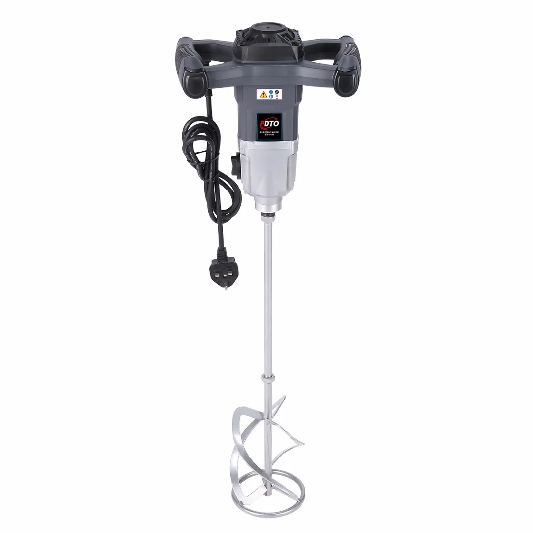 1600W 6 Speed Paddle Electric Mixer Stirrer Handheld Plaster Mortar Coating Mixer Industrial Mortar Mixer For Concrete Cement