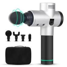 Электрический массажный пистолет для мышц, массажер для тела, массажер для тела, терапия, пистолет, EMS, стимулятор мышц, облегчение боли, формирование, уход за здоровьем