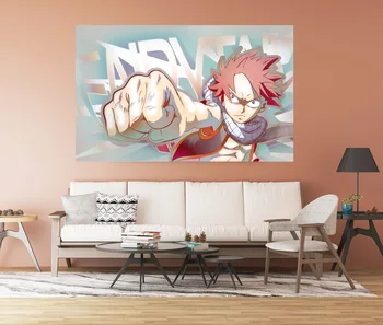 

[Self-Adhesive] 3D FAIRY TAI 111 Japan Anime Wall Stickers Mural Decal Wall Murals AJ WALLPAPER Belly