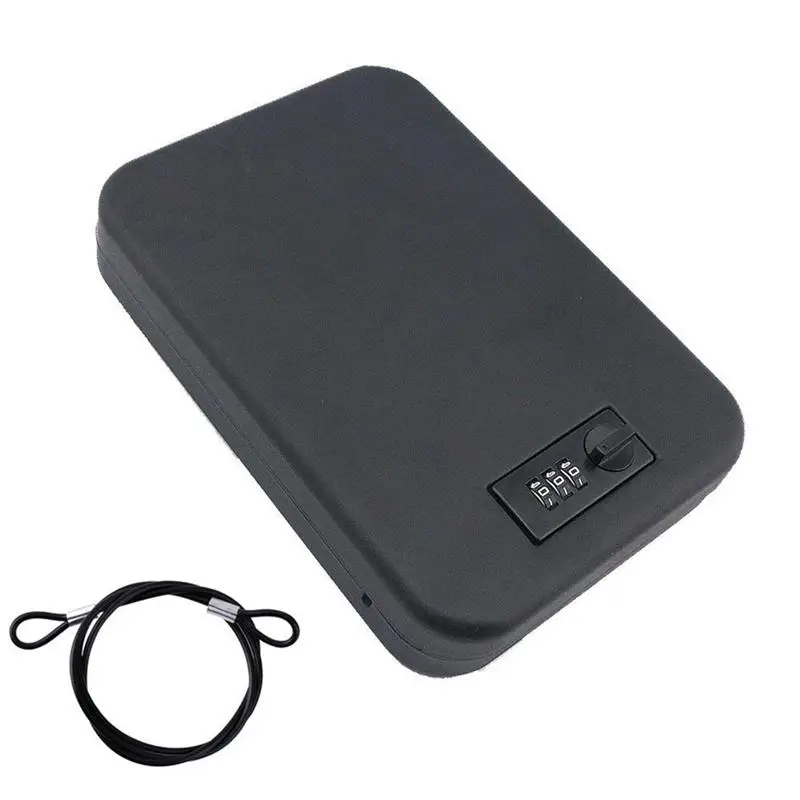

Portable Mini Vault Case with Combination Lock Keyless Security Safe Box for Home Car Office with Code Lock for Valuables